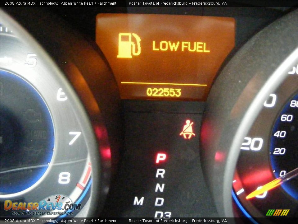 2008 Acura MDX Technology Aspen White Pearl / Parchment Photo #9