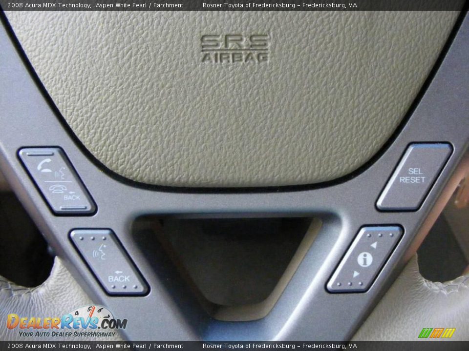 2008 Acura MDX Technology Aspen White Pearl / Parchment Photo #13