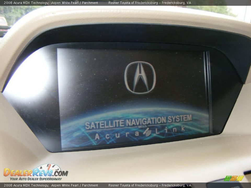 2008 Acura MDX Technology Aspen White Pearl / Parchment Photo #14