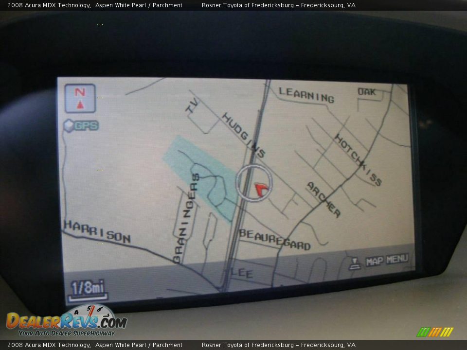 2008 Acura MDX Technology Aspen White Pearl / Parchment Photo #19