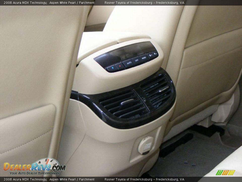 2008 Acura MDX Technology Aspen White Pearl / Parchment Photo #22