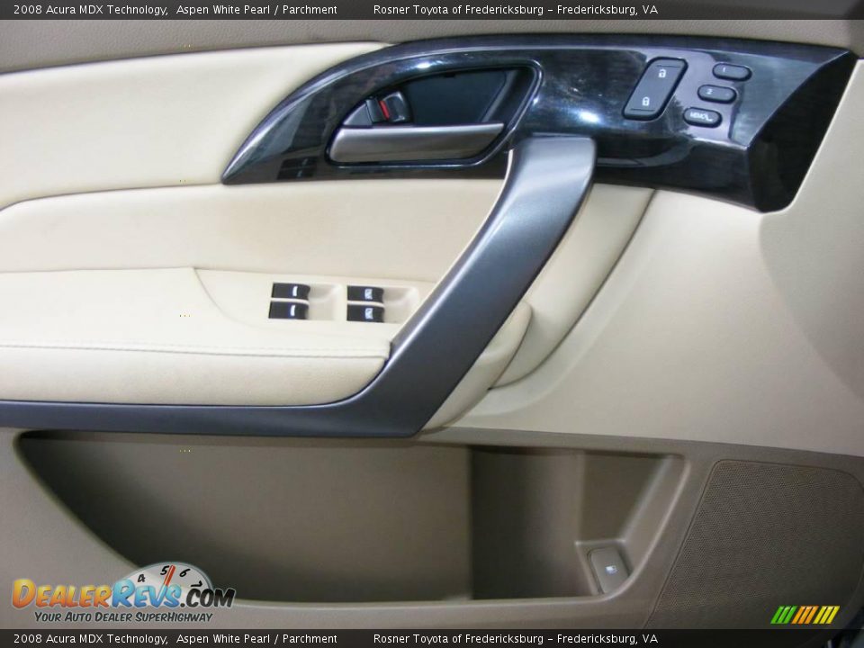 2008 Acura MDX Technology Aspen White Pearl / Parchment Photo #23
