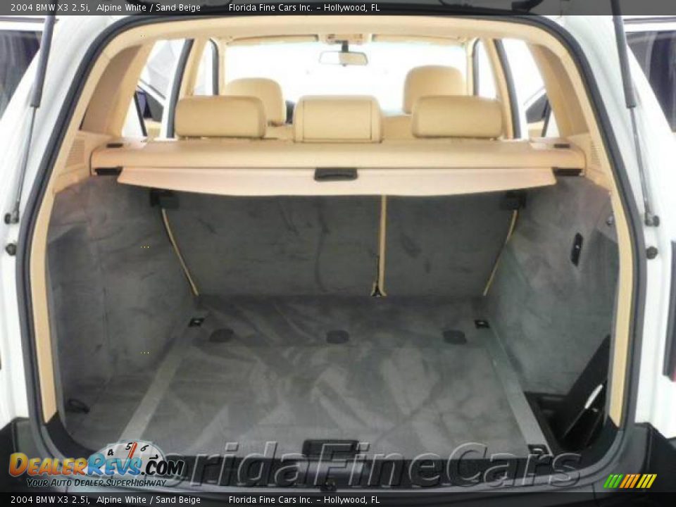 2004 BMW X3 2.5i Alpine White / Sand Beige Photo #10