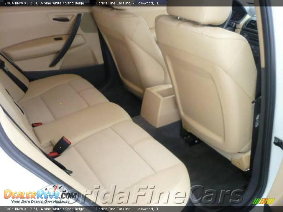 2004 BMW X3 2.5i Alpine White / Sand Beige Photo #15