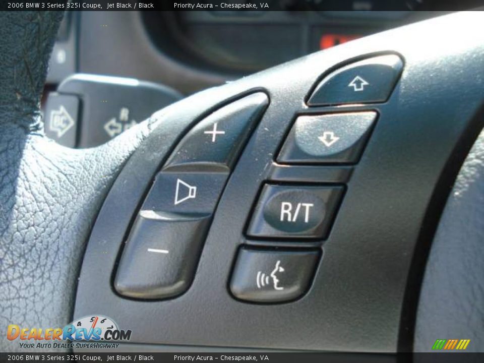 2006 BMW 3 Series 325i Coupe Jet Black / Black Photo #20