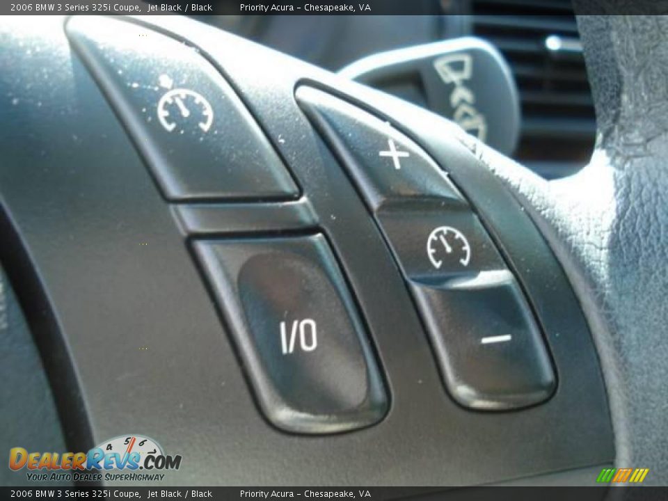 2006 BMW 3 Series 325i Coupe Jet Black / Black Photo #21