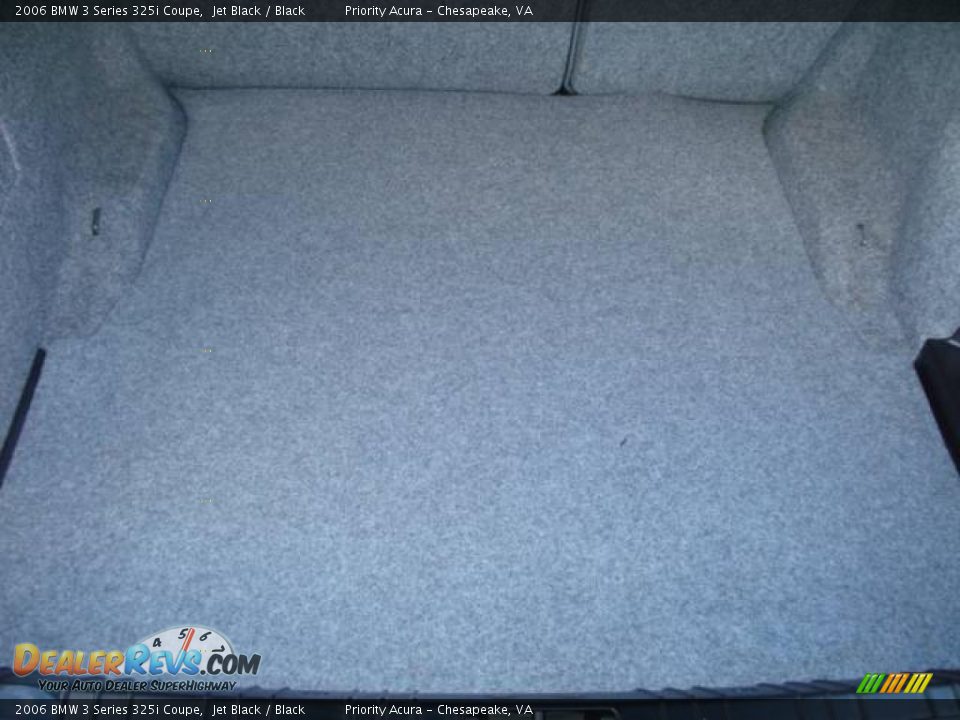2006 BMW 3 Series 325i Coupe Jet Black / Black Photo #26