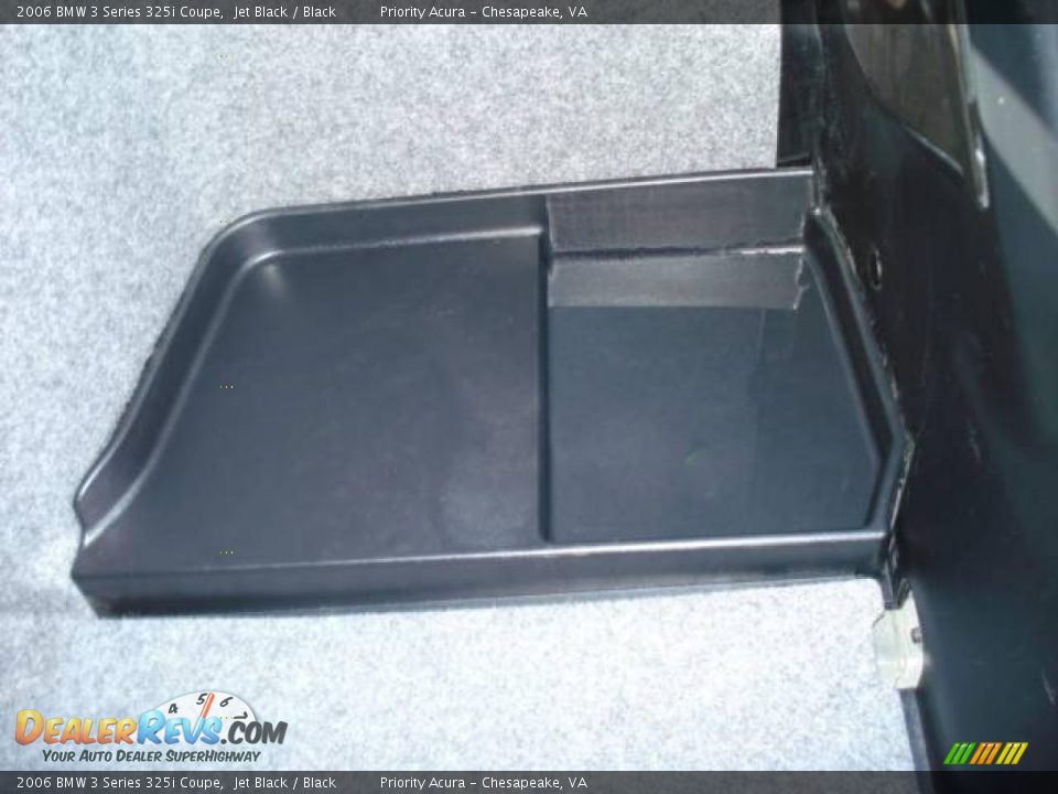 2006 BMW 3 Series 325i Coupe Jet Black / Black Photo #27