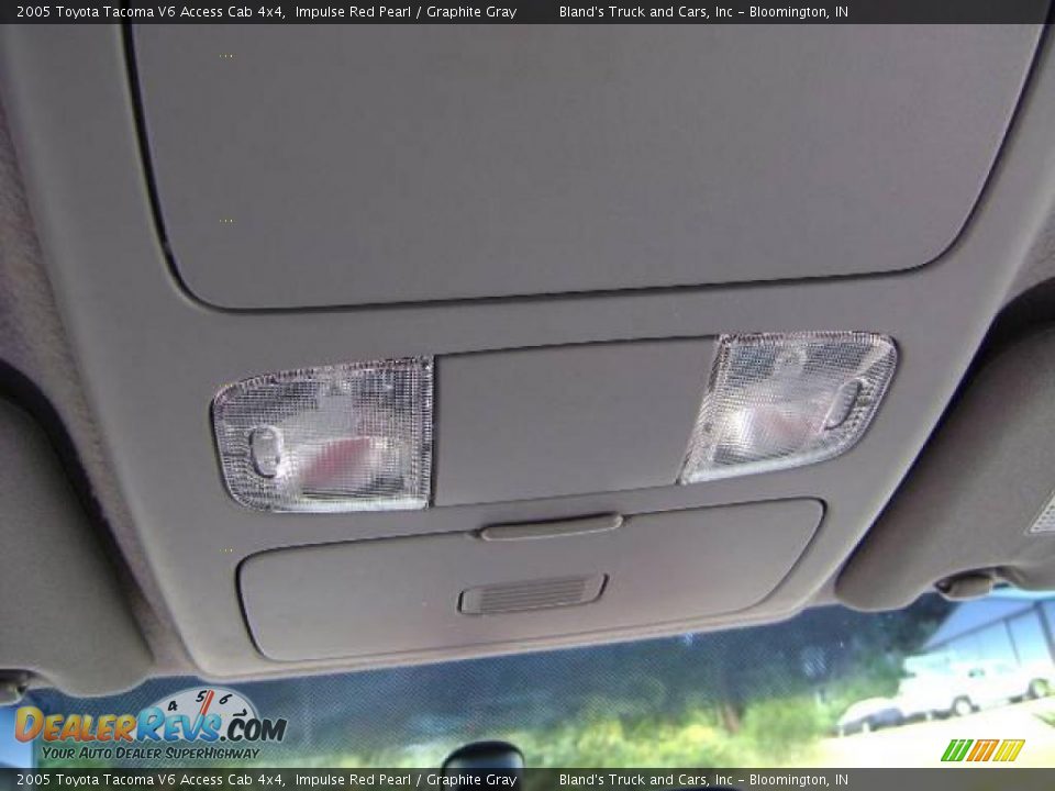 2005 Toyota Tacoma V6 Access Cab 4x4 Impulse Red Pearl / Graphite Gray Photo #18
