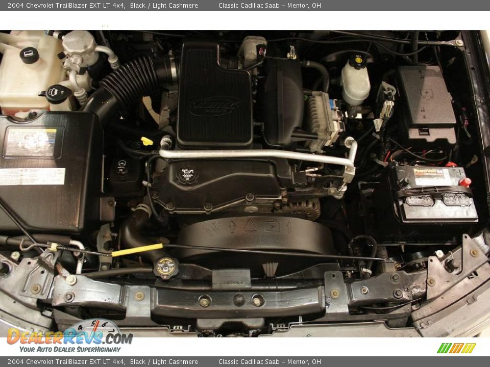 2004 Chevrolet TrailBlazer EXT LT 4x4 Black / Light Cashmere Photo #23