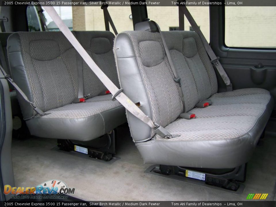 2005 Chevrolet Express 3500 15 Passenger Van Silver Birch Metallic / Medium Dark Pewter Photo #9