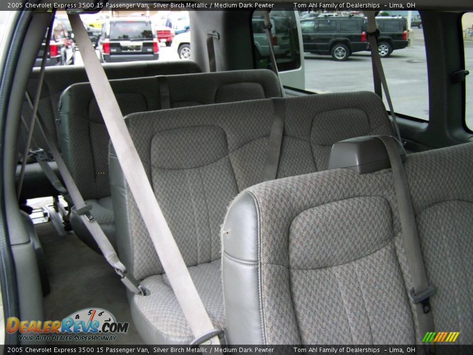 2005 Chevrolet Express 3500 15 Passenger Van Silver Birch Metallic / Medium Dark Pewter Photo #11