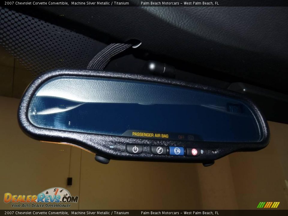 2007 Chevrolet Corvette Convertible Machine Silver Metallic / Titanium Photo #33