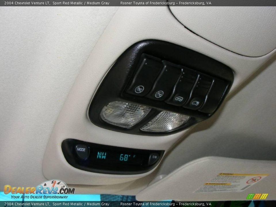 2004 Chevrolet Venture LT Sport Red Metallic / Medium Gray Photo #14