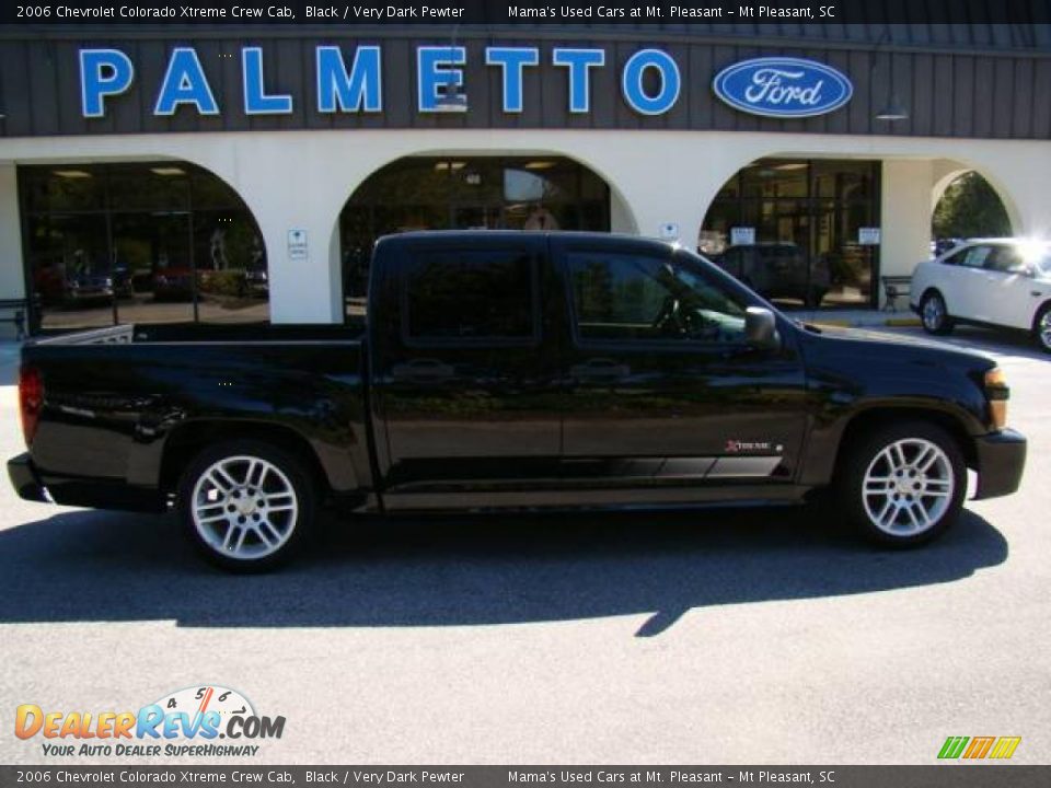 2006 Chevrolet Colorado Xtreme Crew Cab Black / Very Dark Pewter Photo #1