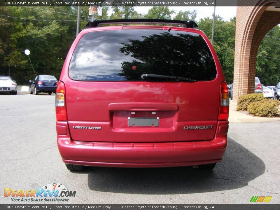 2004 Chevrolet Venture LT Sport Red Metallic / Medium Gray Photo #20