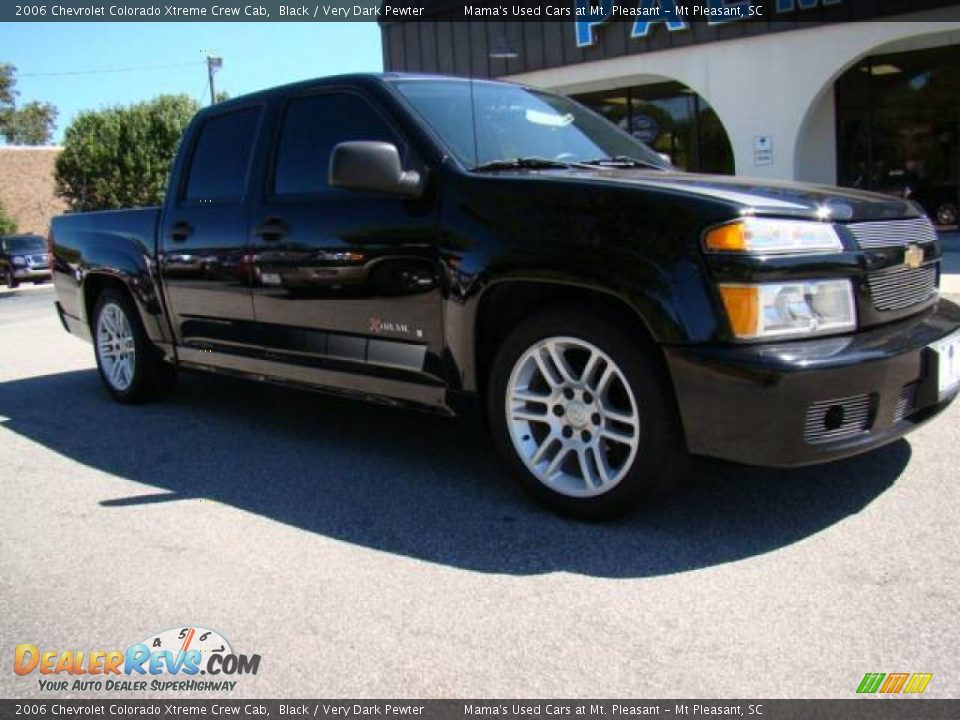 2006 Chevrolet Colorado Xtreme Crew Cab Black / Very Dark Pewter Photo #2