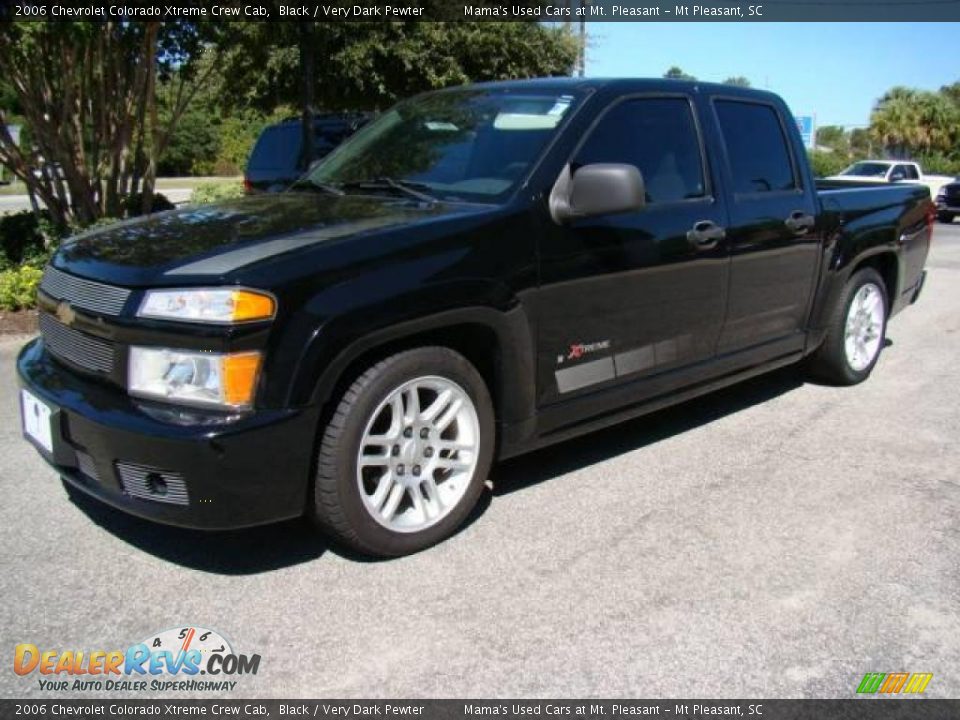 2006 Chevrolet Colorado Xtreme Crew Cab Black / Very Dark Pewter Photo #4