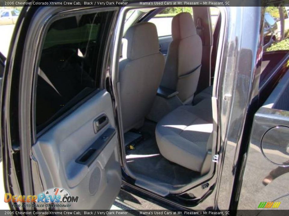 2006 Chevrolet Colorado Xtreme Crew Cab Black / Very Dark Pewter Photo #10