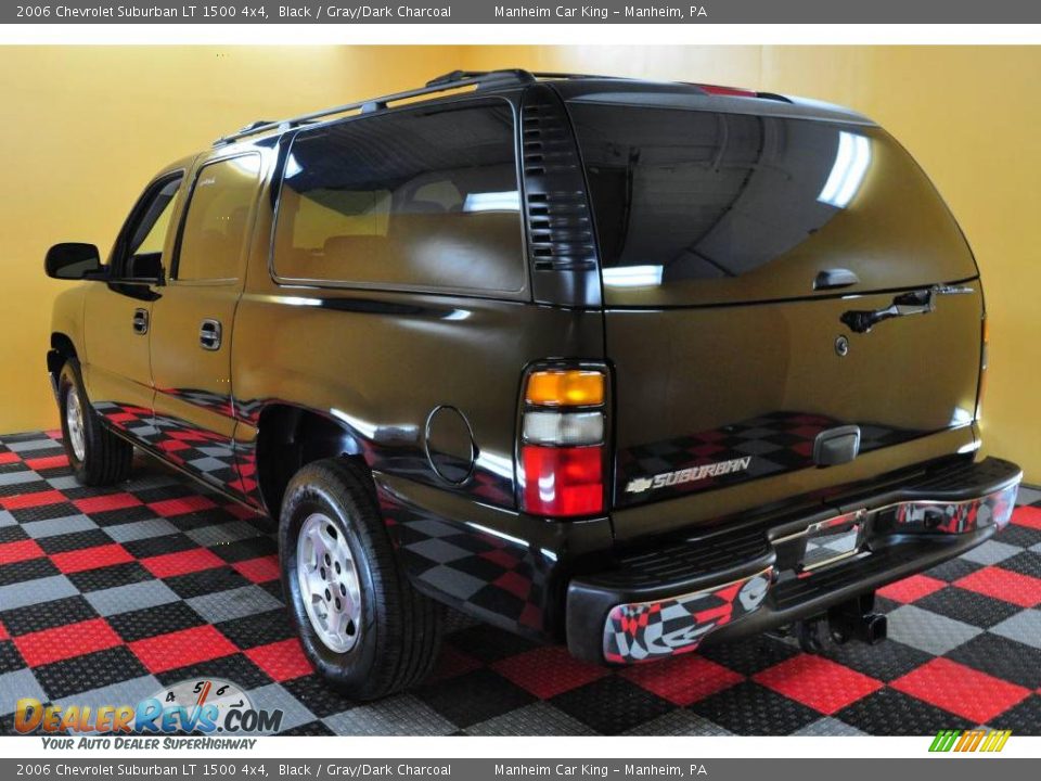 2006 Chevrolet Suburban LT 1500 4x4 Black / Gray/Dark Charcoal Photo #4