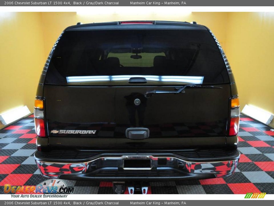 2006 Chevrolet Suburban LT 1500 4x4 Black / Gray/Dark Charcoal Photo #5