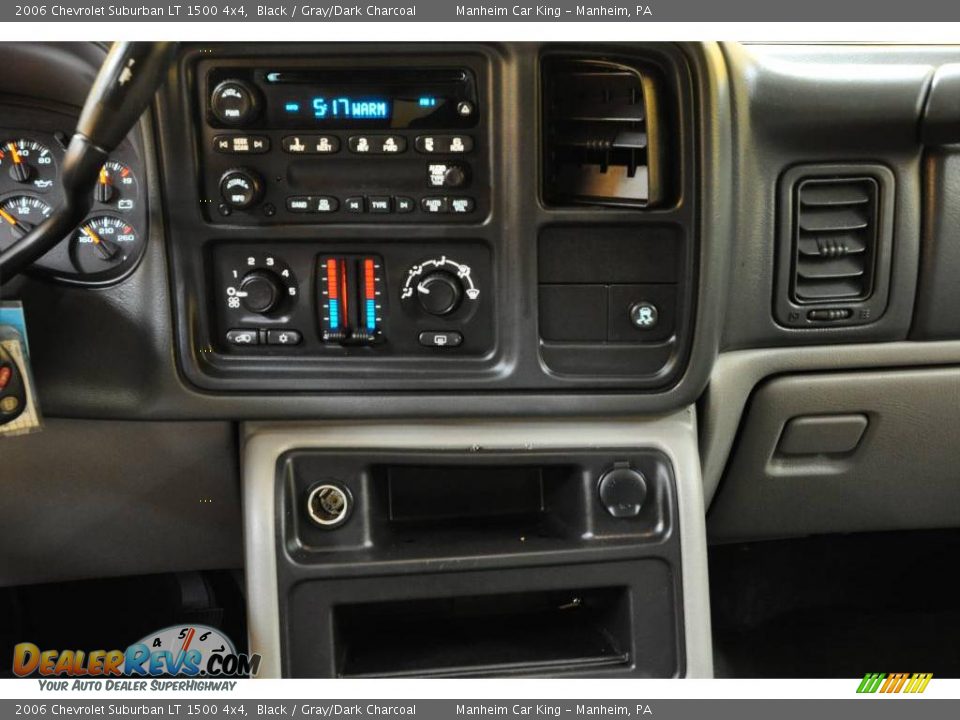 2006 Chevrolet Suburban LT 1500 4x4 Black / Gray/Dark Charcoal Photo #8