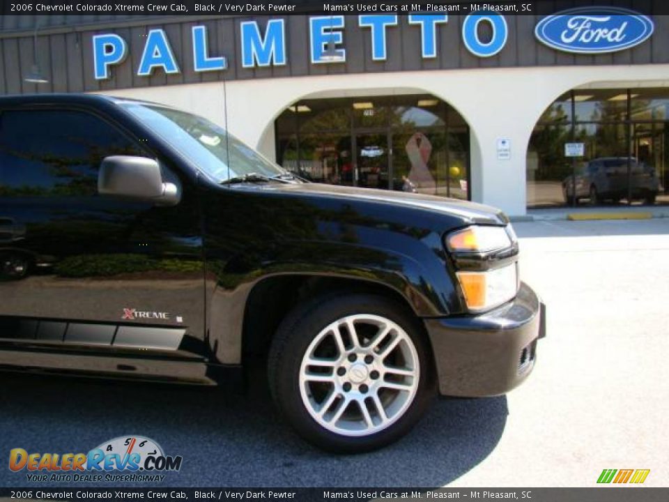 2006 Chevrolet Colorado Xtreme Crew Cab Black / Very Dark Pewter Photo #21