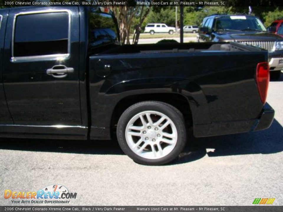 2006 Chevrolet Colorado Xtreme Crew Cab Black / Very Dark Pewter Photo #23