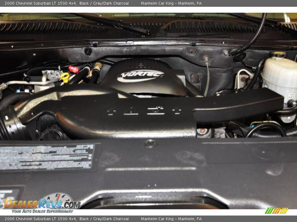 2006 Chevrolet Suburban LT 1500 4x4 Black / Gray/Dark Charcoal Photo #20