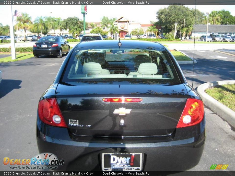 2010 Chevrolet Cobalt LT Sedan Black Granite Metallic / Gray Photo #4