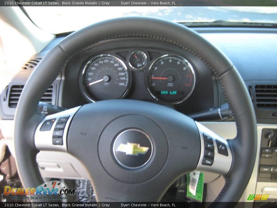 2010 Chevrolet Cobalt LT Sedan Black Granite Metallic / Gray Photo #10