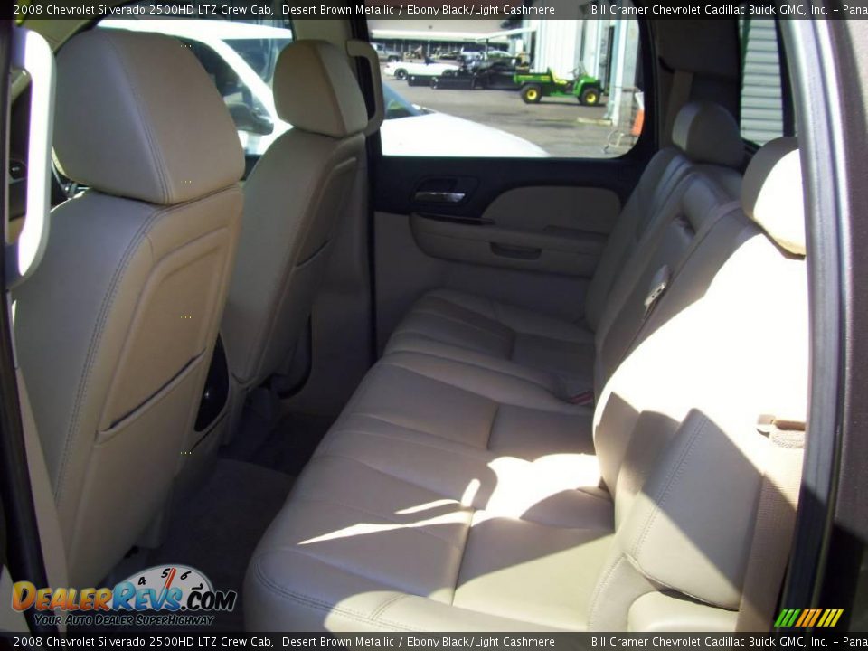 2008 Chevrolet Silverado 2500HD LTZ Crew Cab Desert Brown Metallic / Ebony Black/Light Cashmere Photo #5