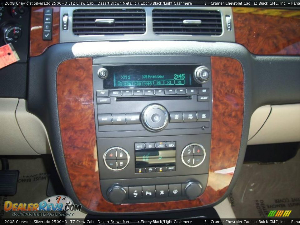 2008 Chevrolet Silverado 2500HD LTZ Crew Cab Desert Brown Metallic / Ebony Black/Light Cashmere Photo #7