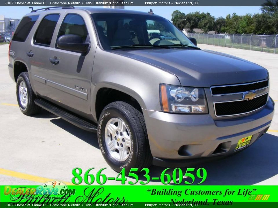 2007 Chevrolet Tahoe LS Graystone Metallic / Dark Titanium/Light Titanium Photo #1