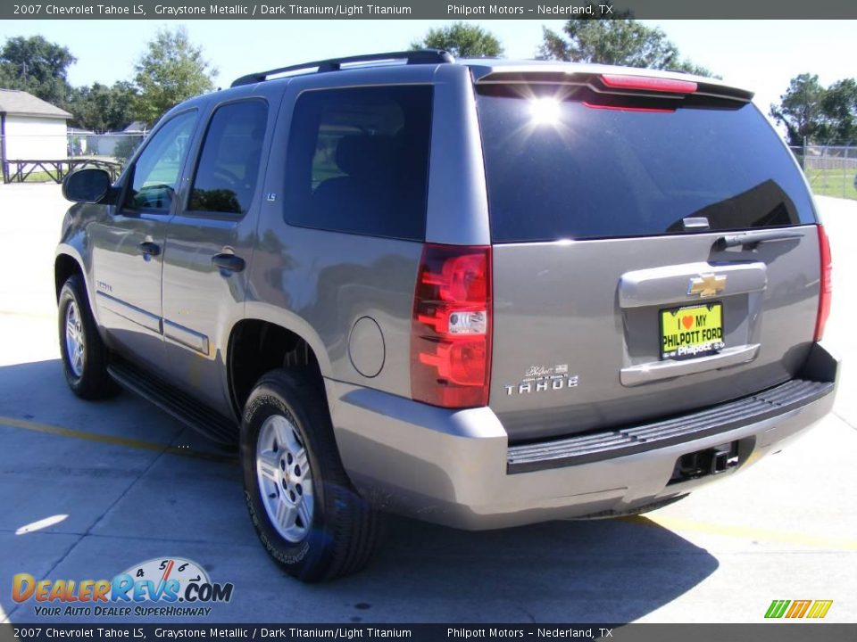 2007 Chevrolet Tahoe LS Graystone Metallic / Dark Titanium/Light Titanium Photo #5