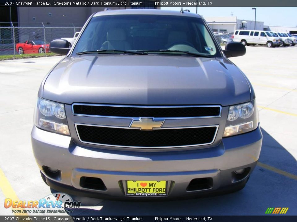 2007 Chevrolet Tahoe LS Graystone Metallic / Dark Titanium/Light Titanium Photo #8