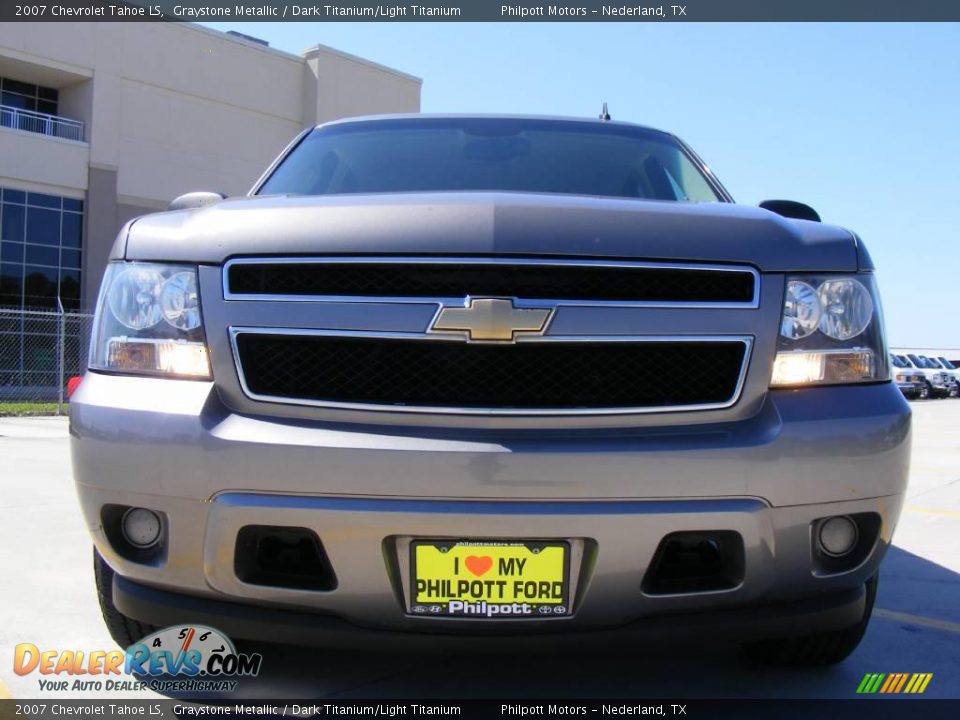 2007 Chevrolet Tahoe LS Graystone Metallic / Dark Titanium/Light Titanium Photo #9