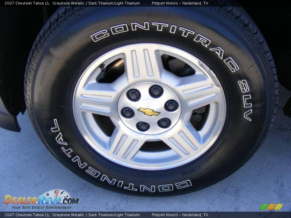 2007 Chevrolet Tahoe LS Graystone Metallic / Dark Titanium/Light Titanium Photo #13