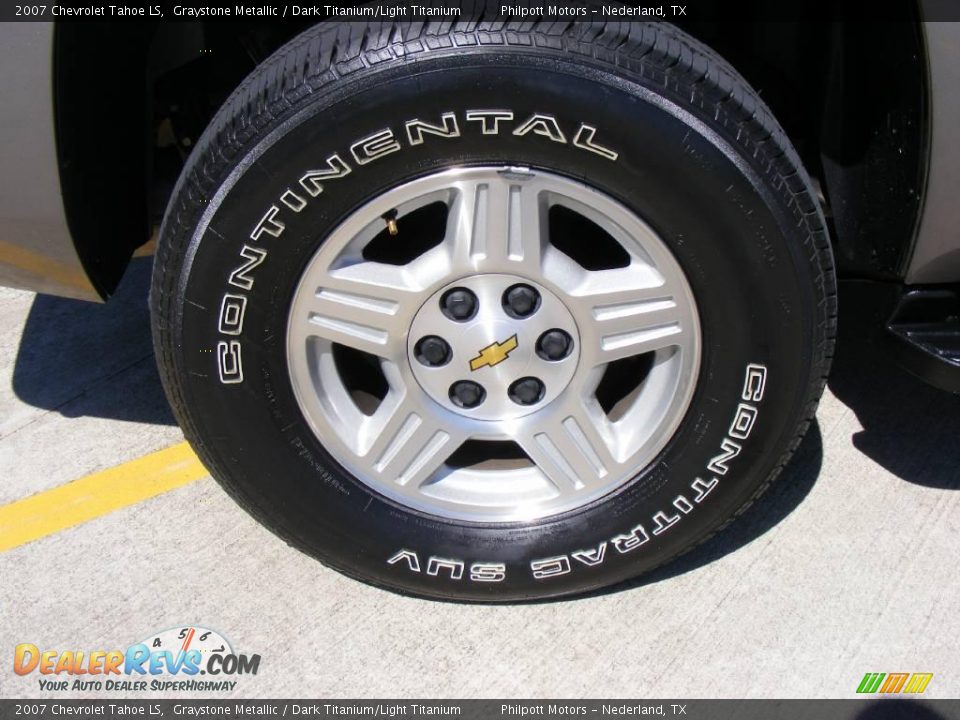 2007 Chevrolet Tahoe LS Graystone Metallic / Dark Titanium/Light Titanium Photo #15
