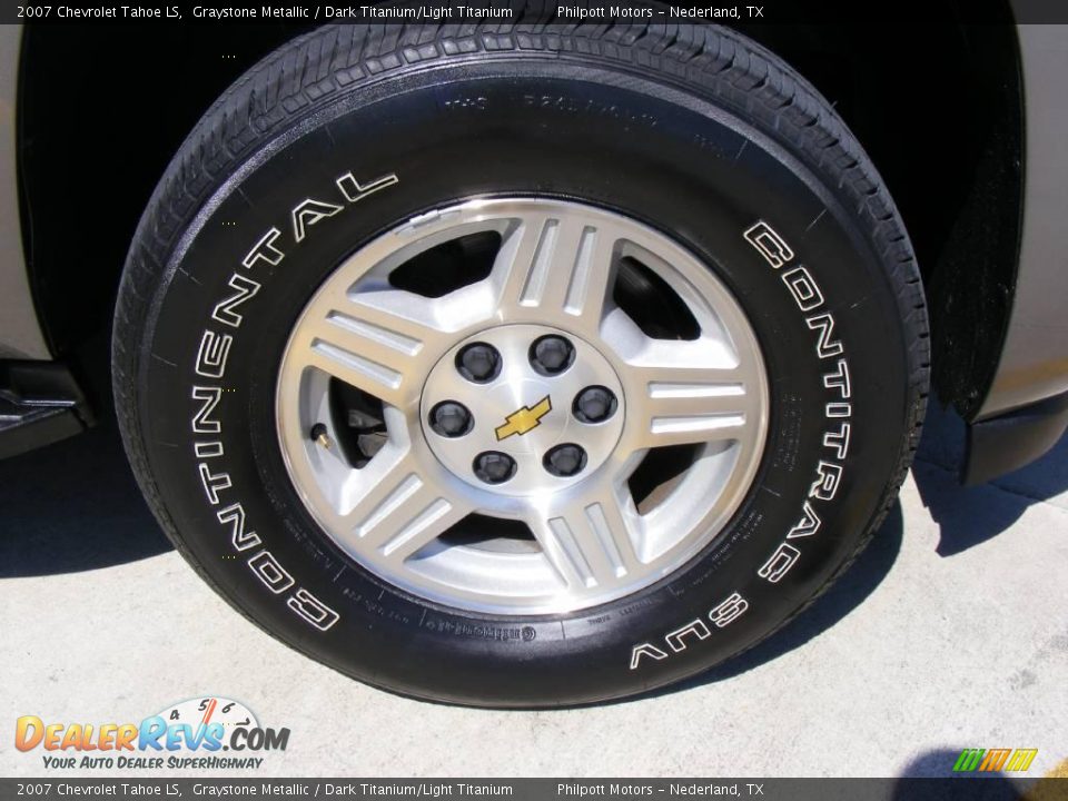 2007 Chevrolet Tahoe LS Graystone Metallic / Dark Titanium/Light Titanium Photo #16