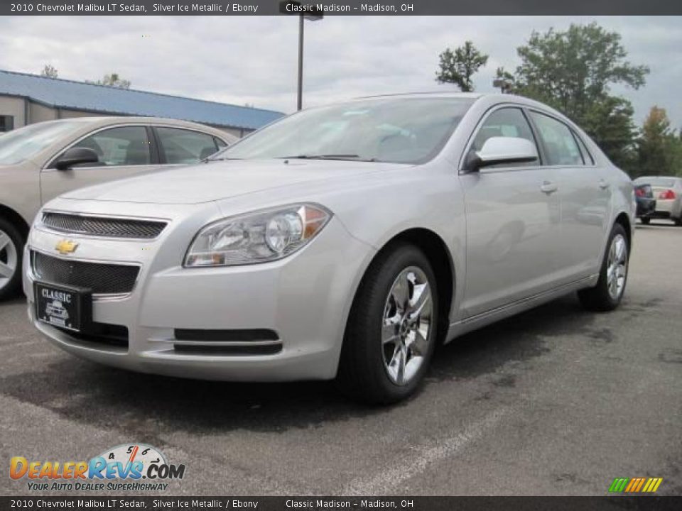 2010 Chevrolet Malibu LT Sedan Silver Ice Metallic / Ebony Photo #1