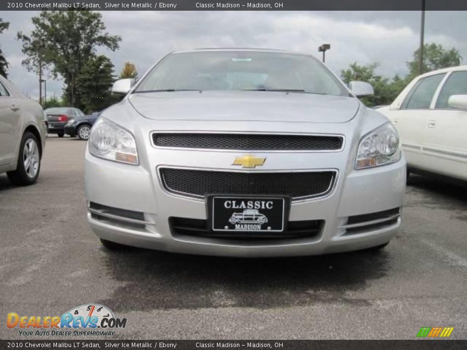 2010 Chevrolet Malibu LT Sedan Silver Ice Metallic / Ebony Photo #2