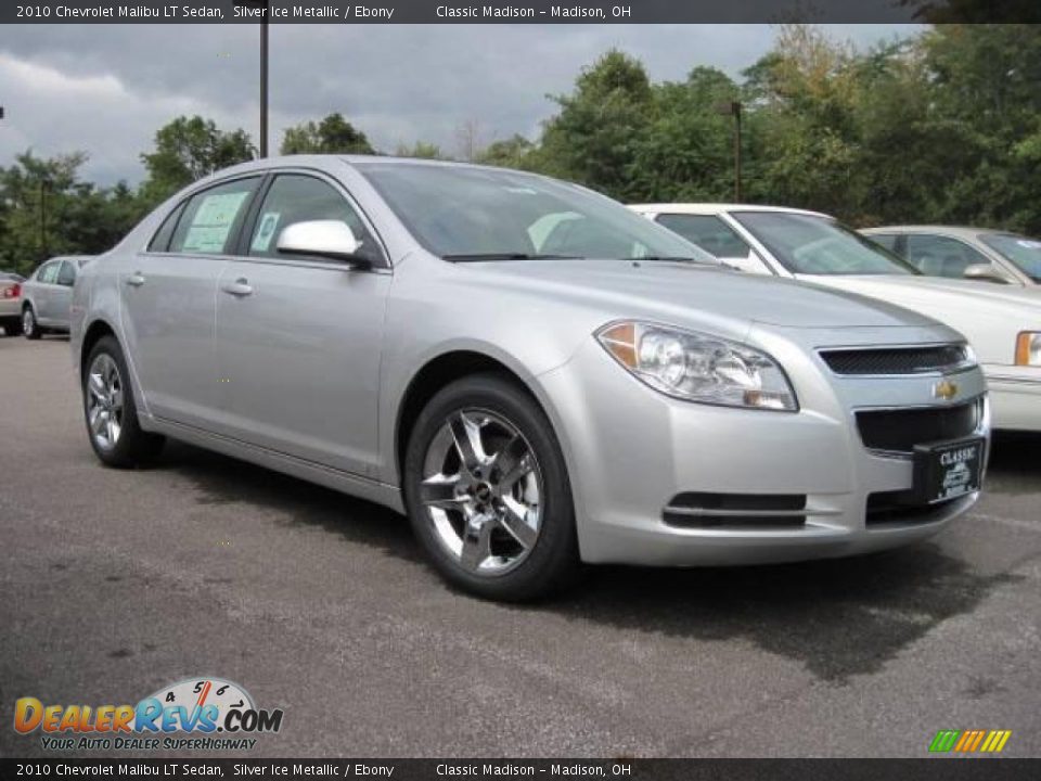 2010 Chevrolet Malibu LT Sedan Silver Ice Metallic / Ebony Photo #3