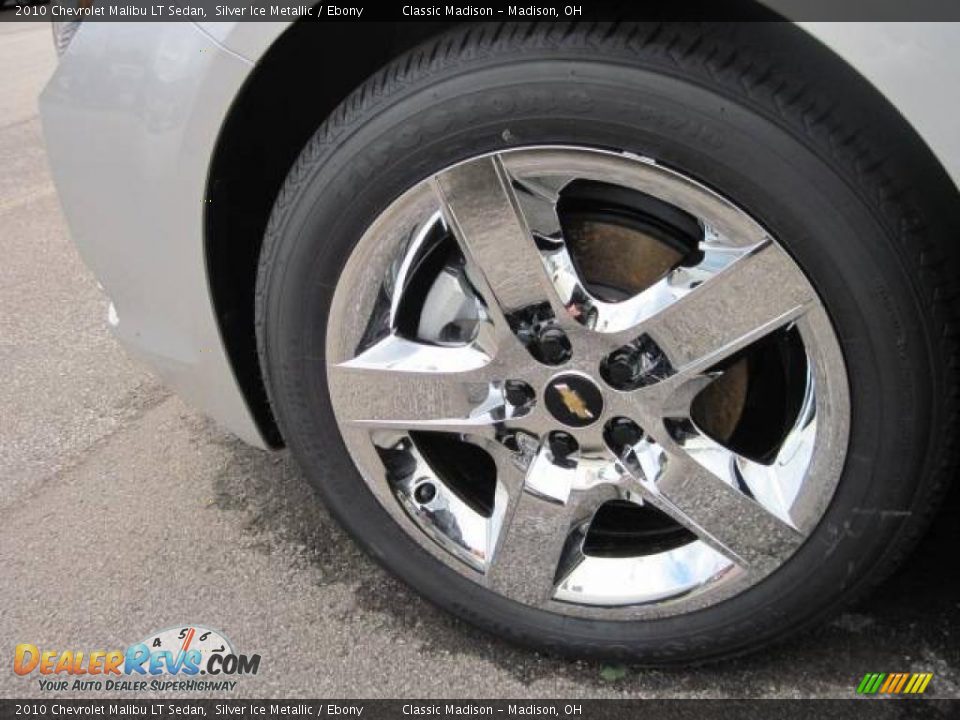2010 Chevrolet Malibu LT Sedan Silver Ice Metallic / Ebony Photo #5