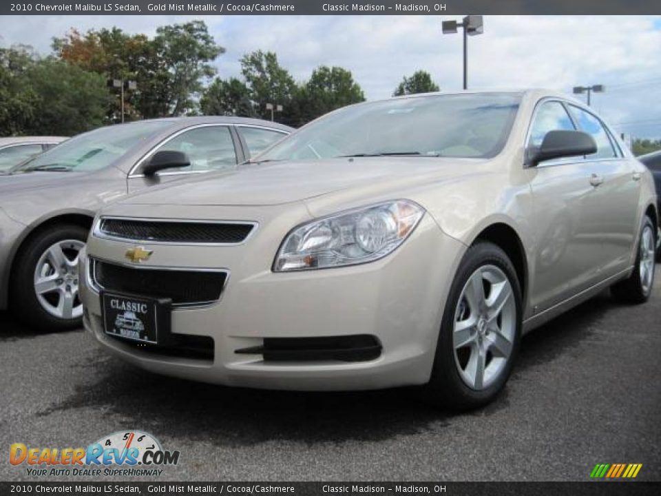 2010 Chevrolet Malibu LS Sedan Gold Mist Metallic / Cocoa/Cashmere Photo #1