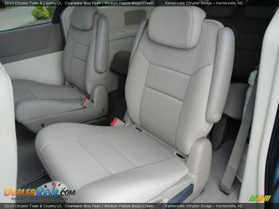 2010 Chrysler Town & Country LX Clearwater Blue Pearl / Medium Pebble Beige/Cream Photo #10