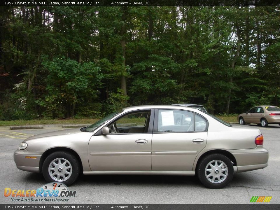 1997 Chevrolet Malibu LS Sedan Sandrift Metallic / Tan Photo #8
