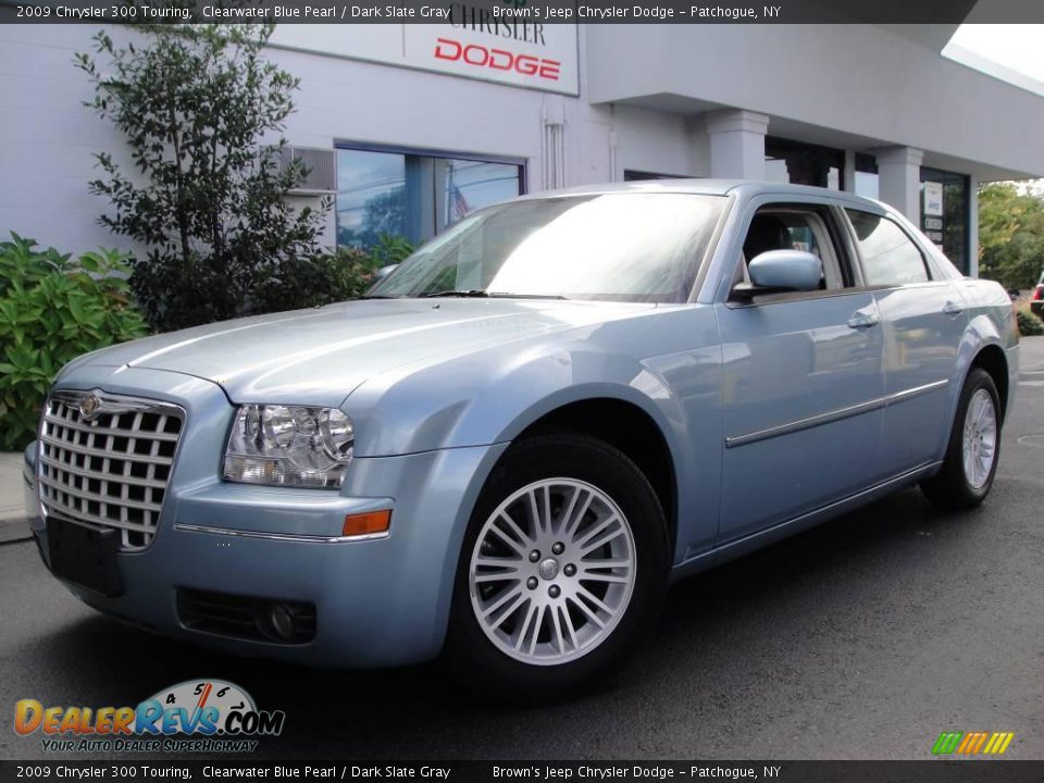 2009 Chrysler 300 Touring Clearwater Blue Pearl / Dark Slate Gray Photo #1