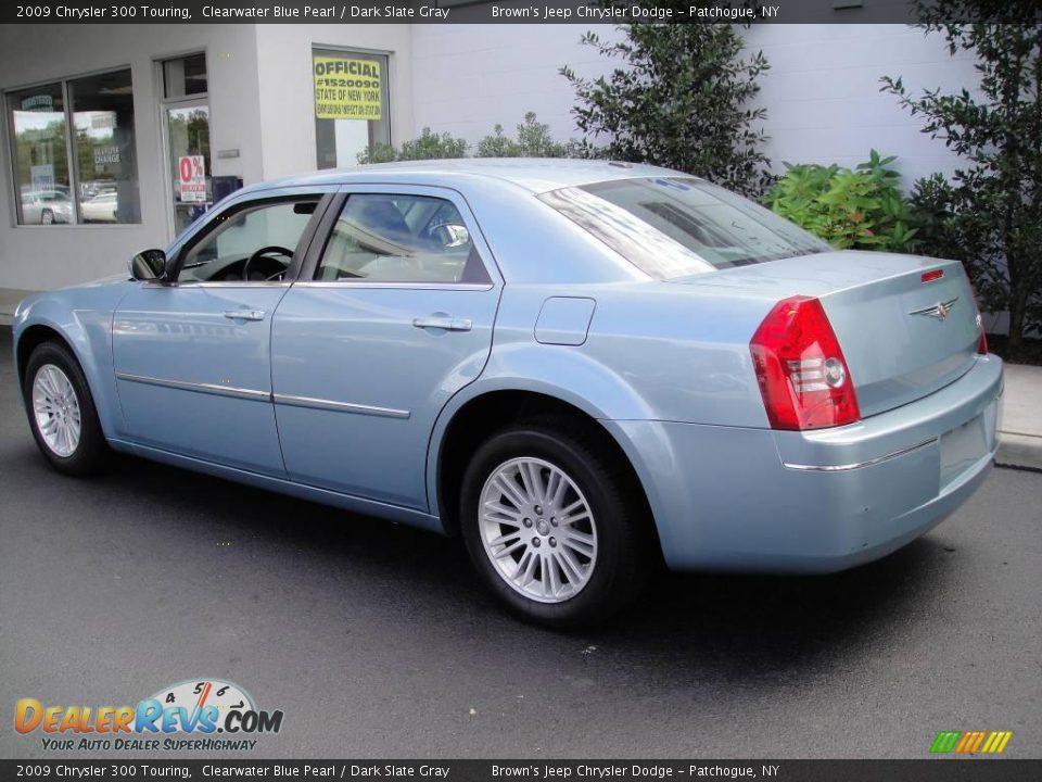 2009 Chrysler 300 Touring Clearwater Blue Pearl / Dark Slate Gray Photo #4