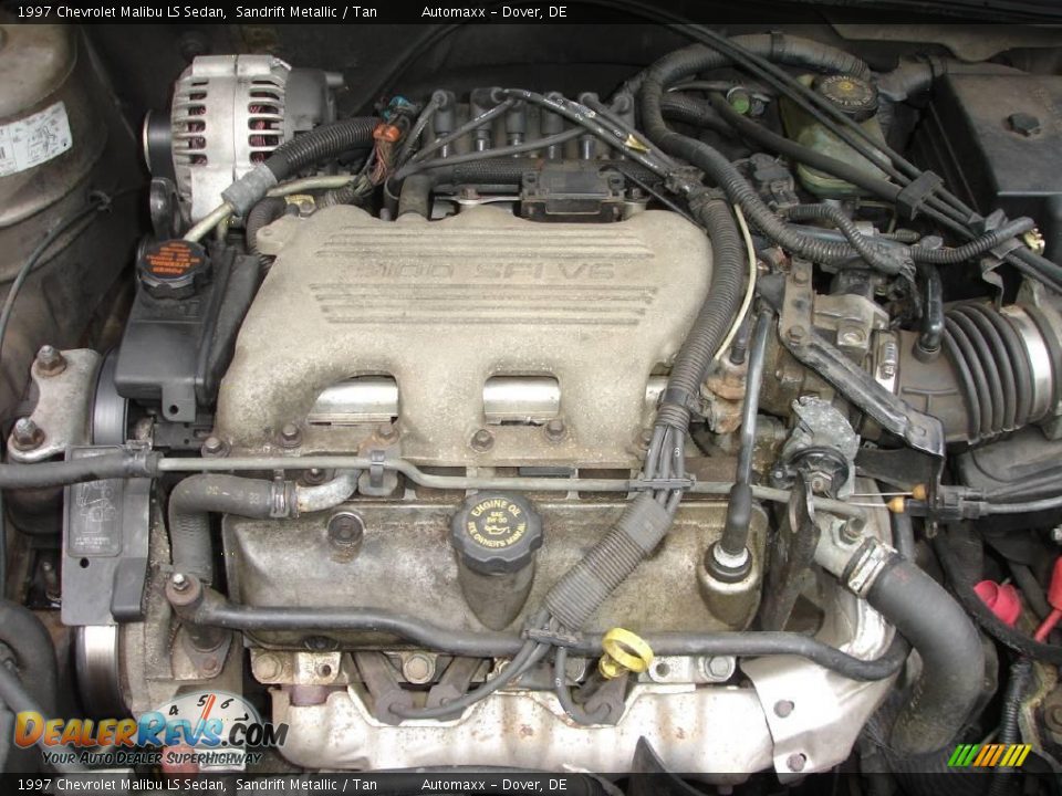 1997 Chevrolet Malibu LS Sedan Sandrift Metallic / Tan Photo #19